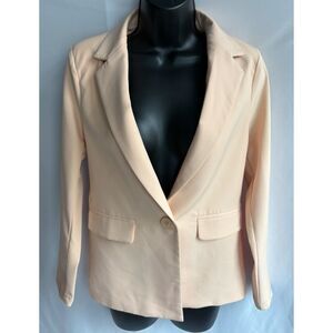Michel Peach Cream Blazer New Size S Career Office Professional Classy Classic